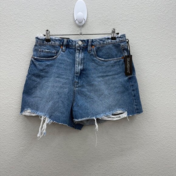 Blanknyc Blue Distressed Denim Cut Off Jean Shorts 41BW8757 Womens size 31 NEW - Picture 1 of 11